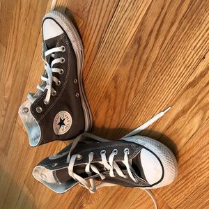 High top gray converse